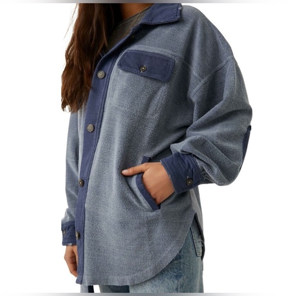 Free People We the Free Ruby Fleece Shirt Jacket - Picture 3 of 10